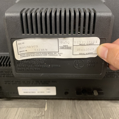 Magnavox BE3731 AL01