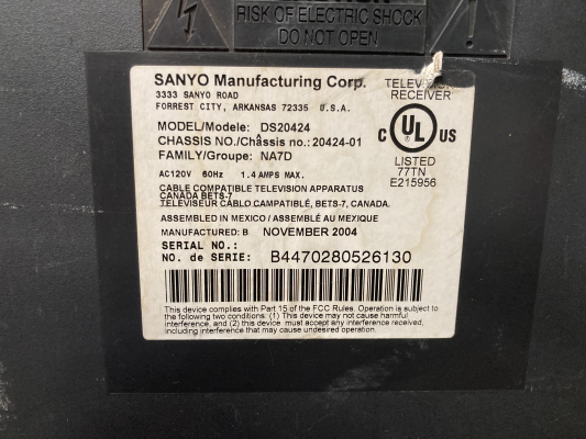 Sanyo DS20424