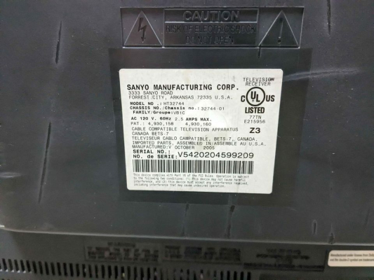 Click to view image in new tab Sanyo HT32744