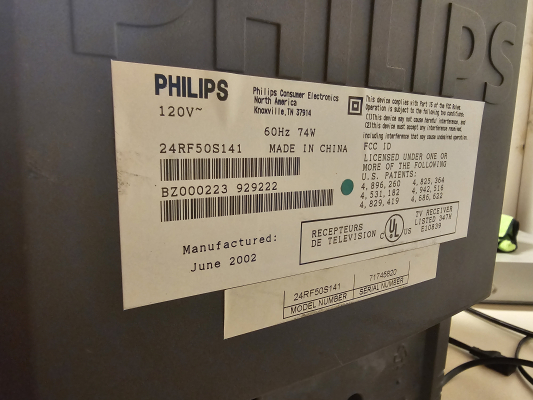 Click to view image in new tab Philips 24RF50S141