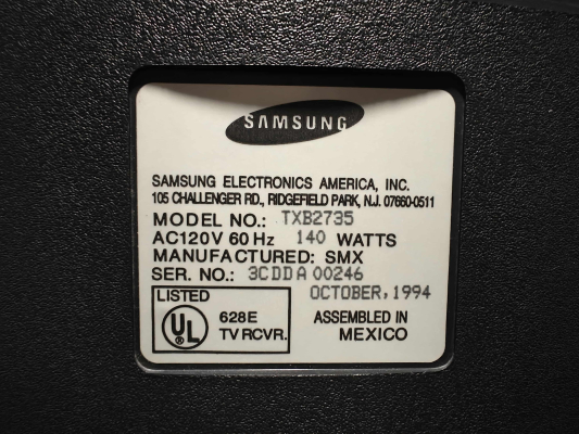 Samsung TXB2735