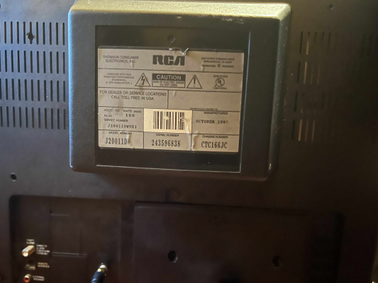 RCA J20011DW