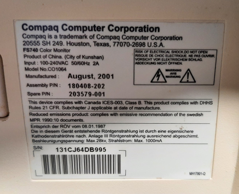 Compaq FS740 (CO1064)