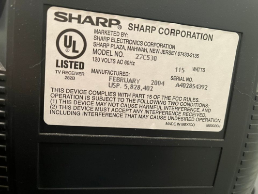 Sharp 27C530