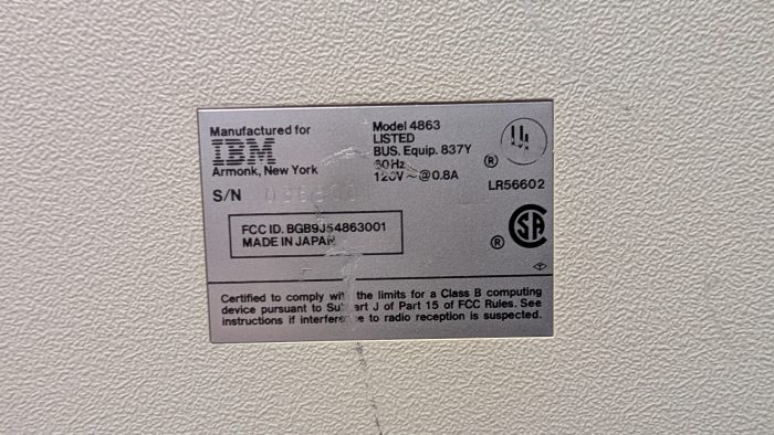 IBM 4863