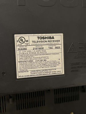 Toshiba 32AX60