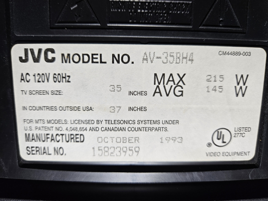 JVC AV-35BH4