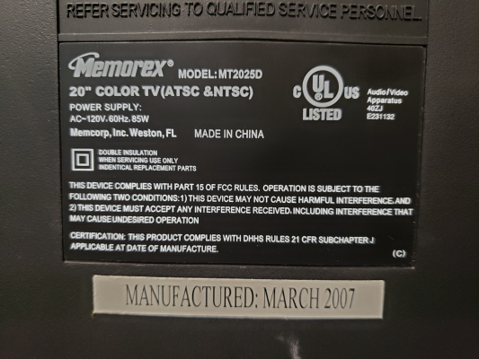 Click to view image in new tab Memorex MT2025D