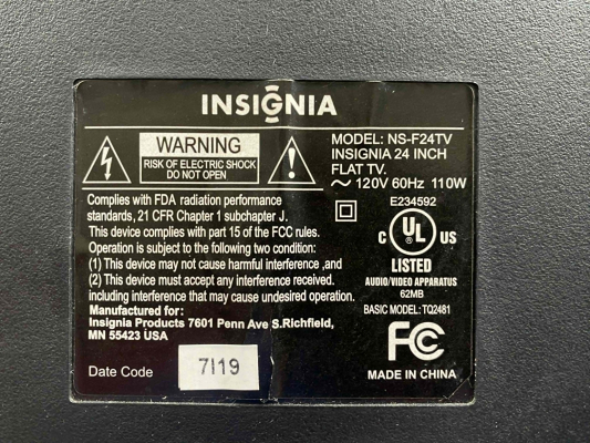 Insignia NS-F24TV
