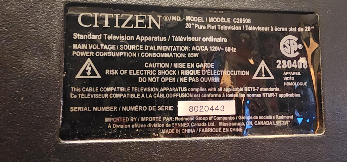 Citizen C20508