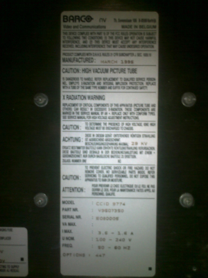 Click to view image in new tab Barco Mega Calibrator