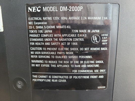 NEC DM-2000P