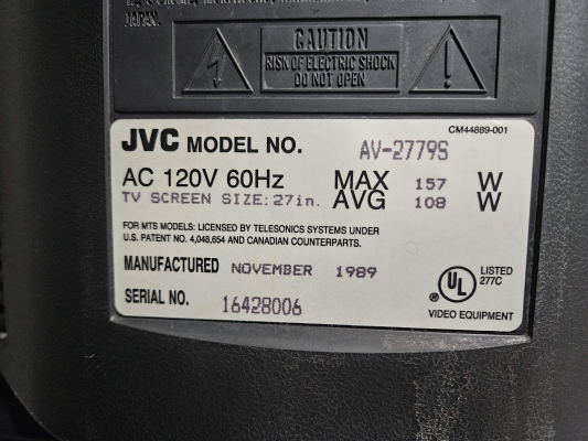 JVC AV-2779S