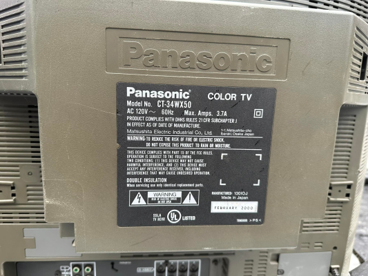 Click to view image in new tab Panasonic CT-34WX50