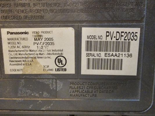 Panasonic PV-DF2035