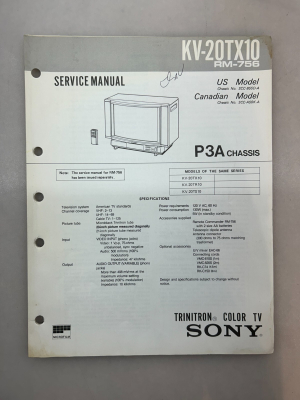 Sony KV-20TX10