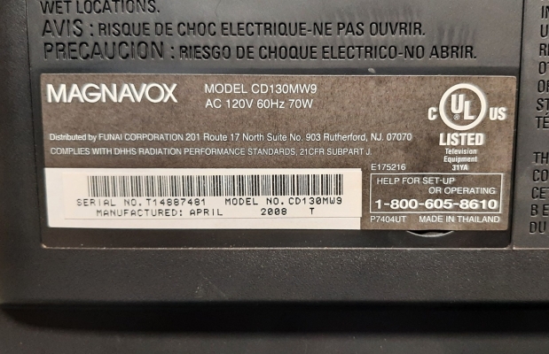 Magnavox CD130MW9