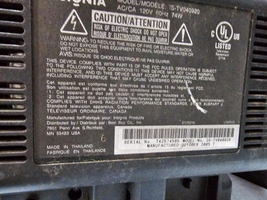 Insignia IS-TV040920