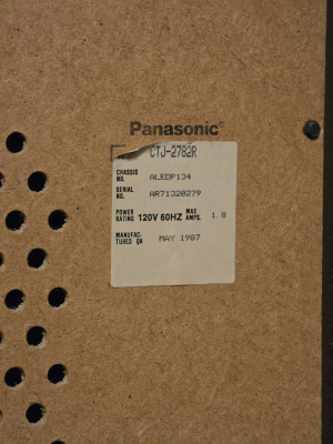 Panasonic CTJ-2782R