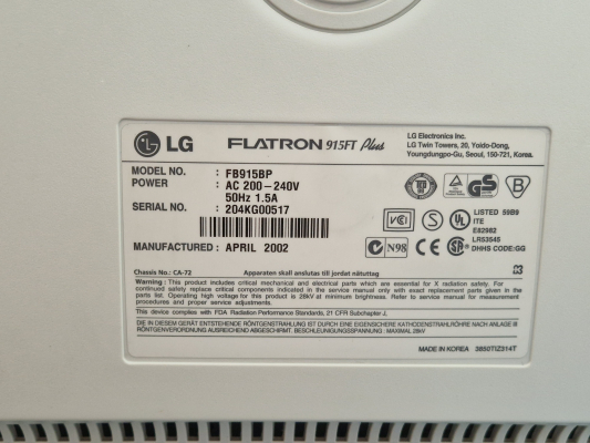 LG Flatron 915FT Plus