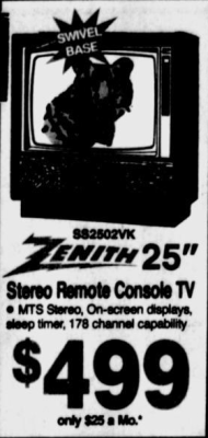 Zenith SS2502VK