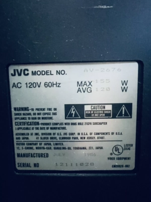 JVC AV-2676