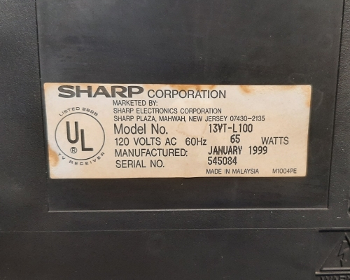 Sharp 13VT-L100