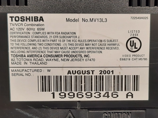 Toshiba MV13L3