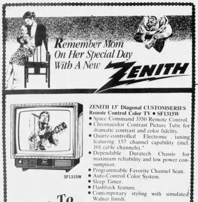 Zenith SF1315W