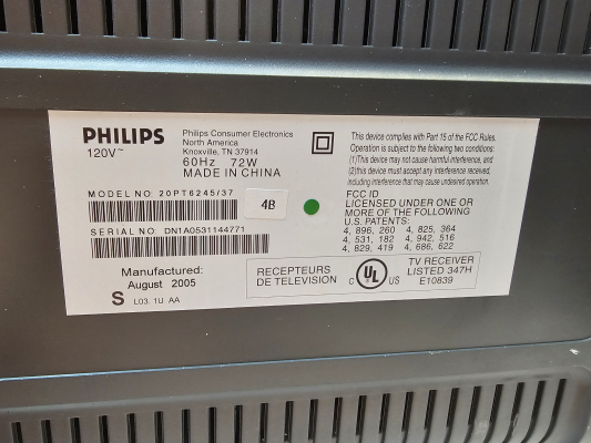 Click to view image in new tab Philips 20PT6245/37