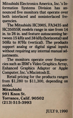 Mitsubishi Diamond Pro 26M