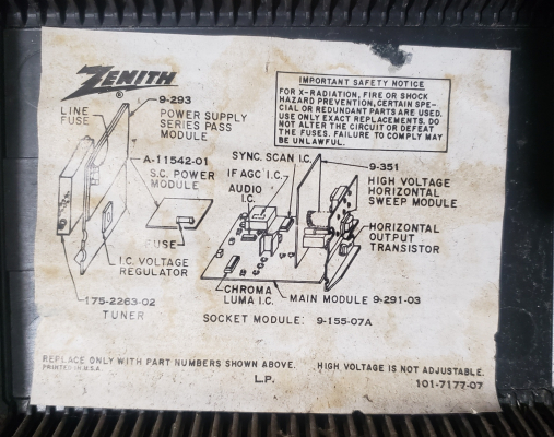 Click to view image in new tab Zenith SB3935WC