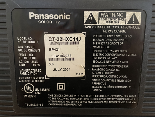 Panasonic CT-32HXC14J