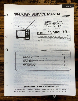 Sharp 13MM17B