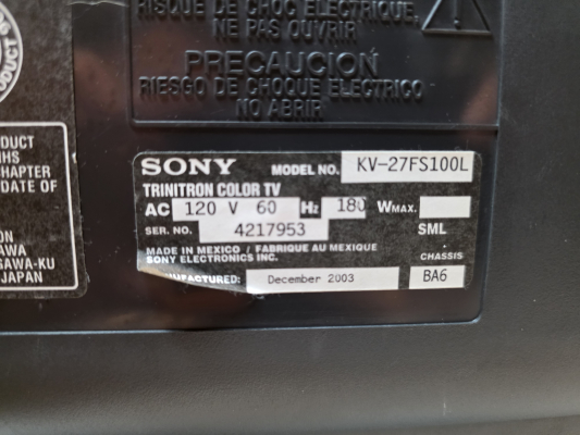 Sony KV-27FS100L