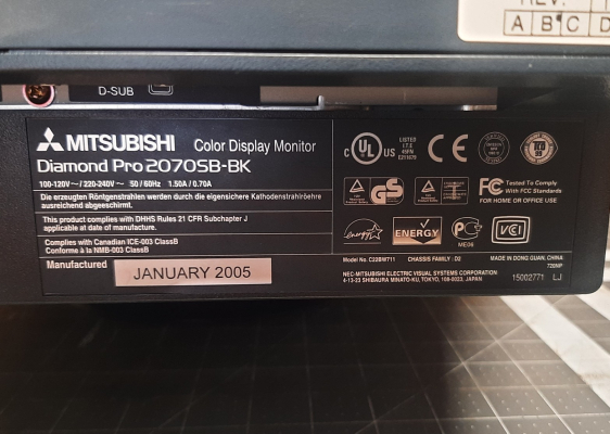 Mitsubishi Diamond Pro 2070SB