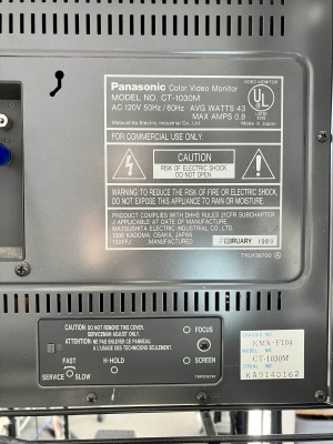 Click to view image in new tab Panasonic CT-1030M