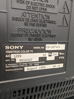 Sony KV-32FV15