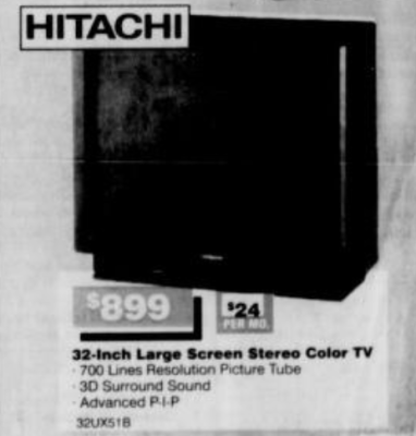 Hitachi 32UX51B