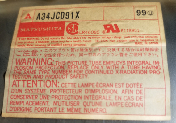 Panasonic CT-1381VY