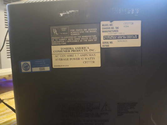 Toshiba CF2772R