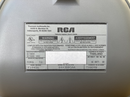 RCA F19436