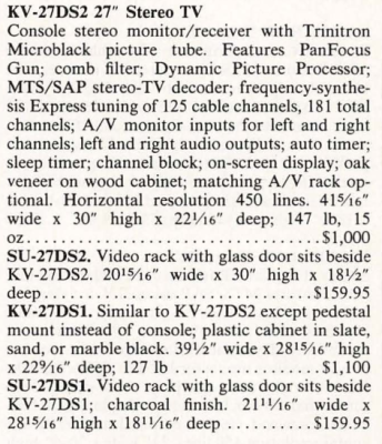 Sony KV-27DS1