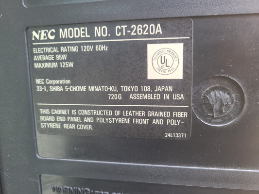 NEC CT-2620A