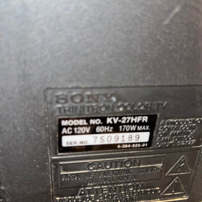 Sony KV-27HFR
