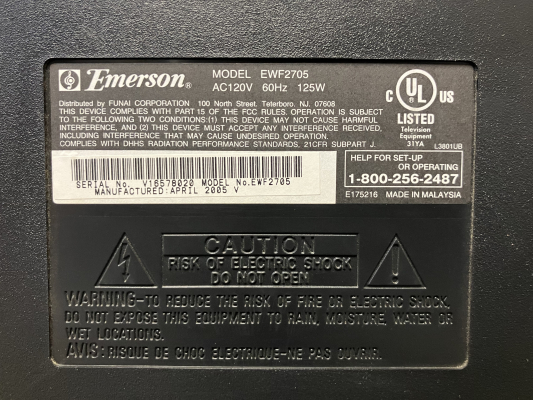 Emerson EWF2705