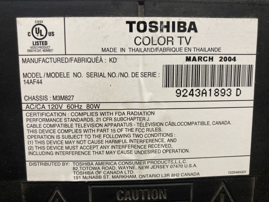 Toshiba 14AF44