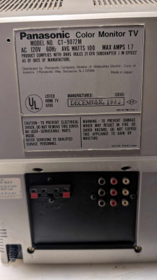Panasonic CT-9072M