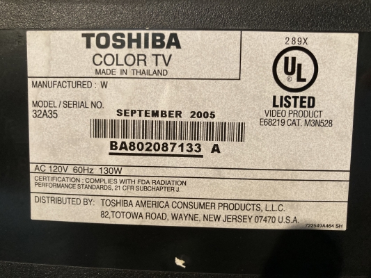 Toshiba 32A35