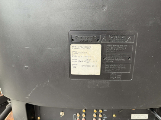 Panasonic CTP-2780SF